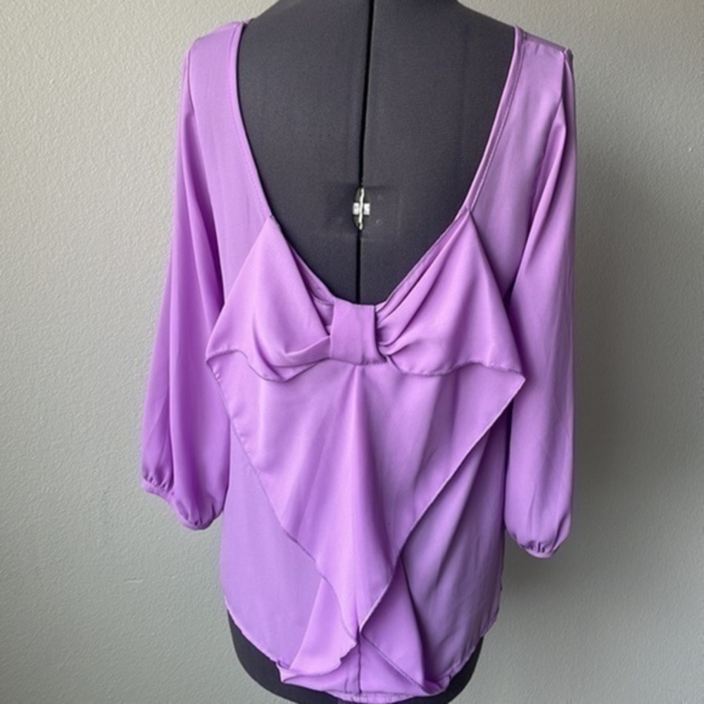 Coveted Clothing top small sweet violet in color top